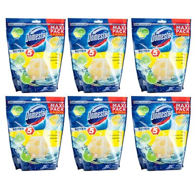 Domestos Power 5 LIME 6 x 5er Pack WC Stein WC Spüler Duftspüler WC Reiniger