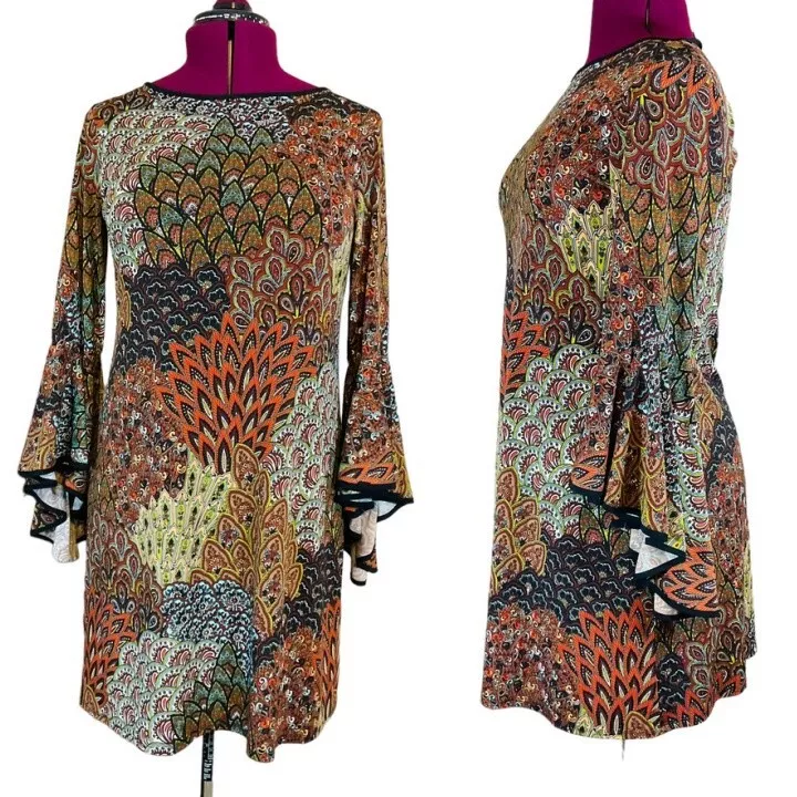 Msk clearance paisley dress