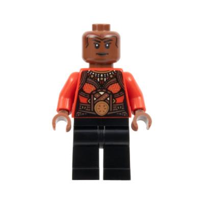 Lego Figur Okoye - rote Spitze - sh0847