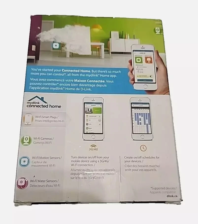 D-Link DSP-W110 Mydlink Wi-Fi Smart Plug - Remote Control, Works with Alexa - Image 2 of 2