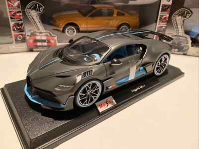 Maisto Maßstab 1:18 - Bugatti Divo - grau/blau - Diecast Modellauto! RAR