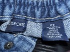 Vintage Cherokee Toddler Blue Carpenter Jeans Size 2T  100% Cotton — photo 3