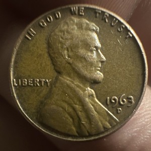 1963-D Denver Lincoln Memorial Small Cent Penny Bronze BN Business Strike KM#201