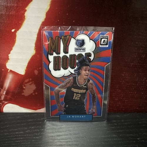 2021-22 Panini Donruss Optic JA MORANT My House Prizm #12 Memphis Grizzlies - Picture 1 of 2