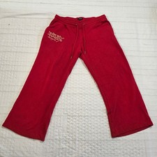 Ed Hardy Don Ed Hardy Designs Red Sweatpants Snake Skull Graphic Men's XL