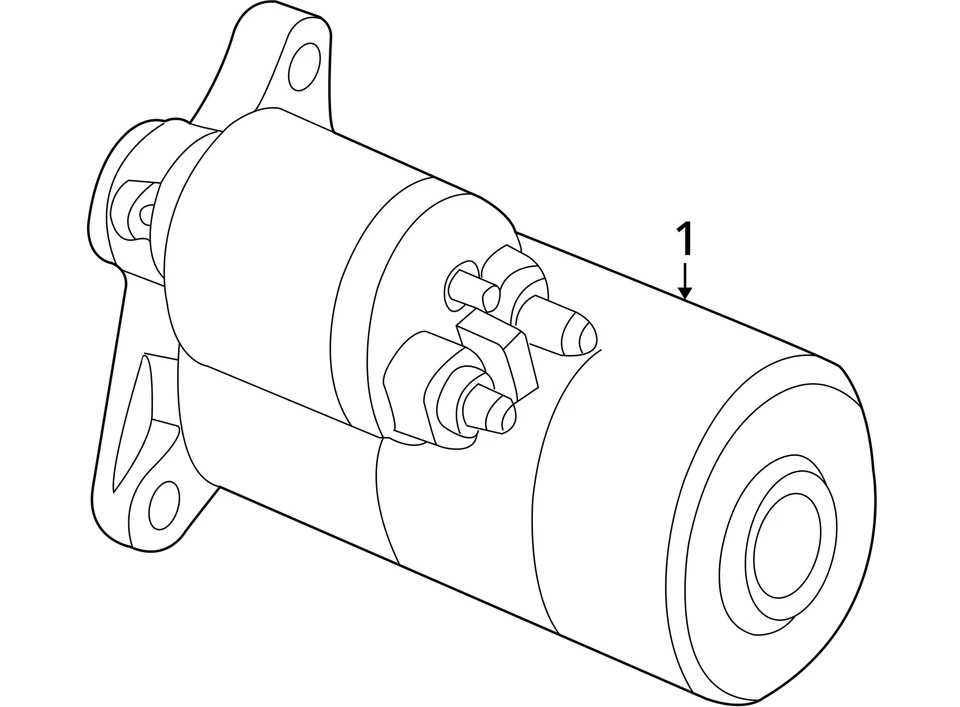 Motor de arranque compatible con 03-06 ION 771404 Foto 3 de 4