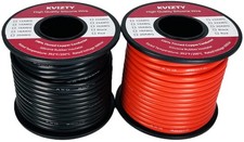 KVIZTY Flexible 12 AWG Stranded Wire 50ft, Primary 12 Gauge Silicone Wire with