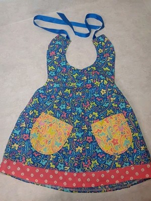 Handmade Toddler 1 Year Old Apron USA Funky Cute Kitchen Helper One Size