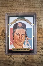 1987 Donruss - Diamond Kings Kevin McReynolds #14 Yellow Ribbon on Back