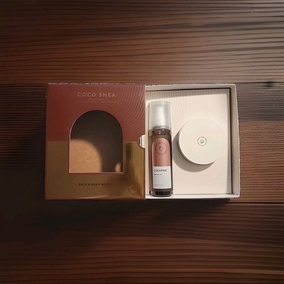 NEW Bath & Body Works Coco Shea Body Butter & Coconut Perfume Mist Set