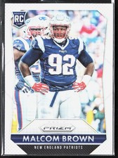 2015 Panini Prizm Malcom Brown #263 RC New England Patriots FOOTBALL