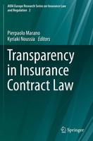Pierpaolo Marano (U. A.) | Transparency In Insurance Contract Law | Taschenbuch