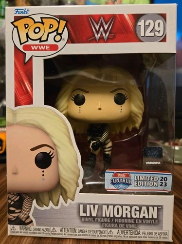 Liv Morgan WWE #129 Funko Pop!  2023 Funko Fun On The Run Exclusive w/ Protector