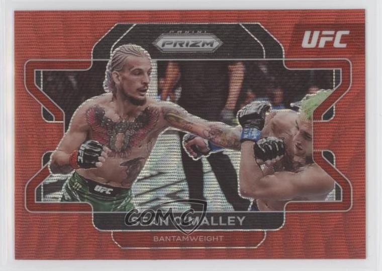 2022 Panini Prizm UFC Ruby Wave Prizm Sean O'Malley #60 0b11