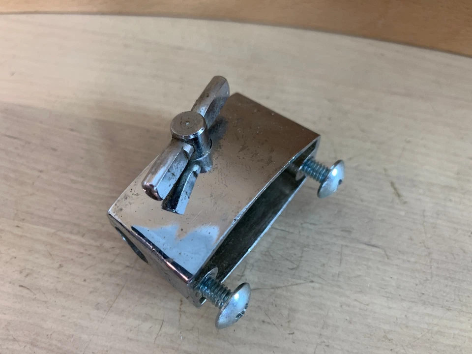 HOSHINO K KOUGYOU Floor Tom 7/16" Leg Mount Holder Bracket Part 60s Vtg Japan - Image 4 of 4