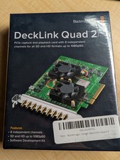 NEW Blackmagic Design DeckLink Quad 2 8-Channel 3G-SDI Capture Playback Card
