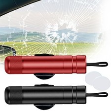 2Stück Gurtschneider Notfallhammer 2in1 Sicherheitshammer Auto mit Gurtschneider