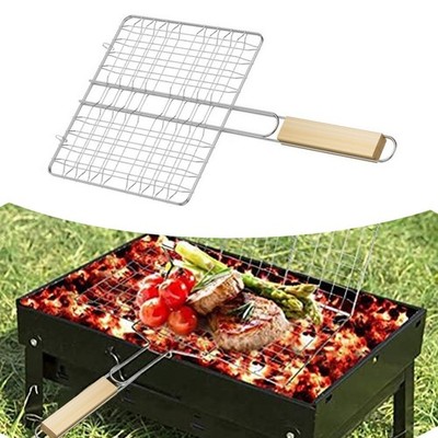 Outdoor Grillkorb Set 2-teilig mit bequemem Griff