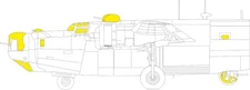 Eduard Mask 1/72 B-24H Liberator Mask cx 667 for airfix