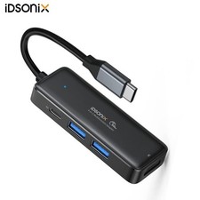 4 IN 1 USB-C Multiport USB Hub with 4K HDMI USB 3.0 5Gbps Type C For MacBook US