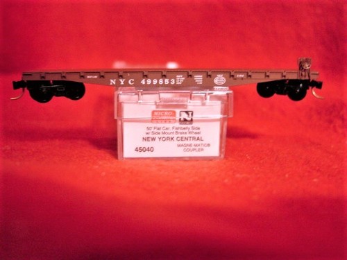 Coche plano Fishbelly MTL 45040-2 NEW YORK CENTRAL 50' #499853 'NUEVO' A ESCALA | Zustand: New