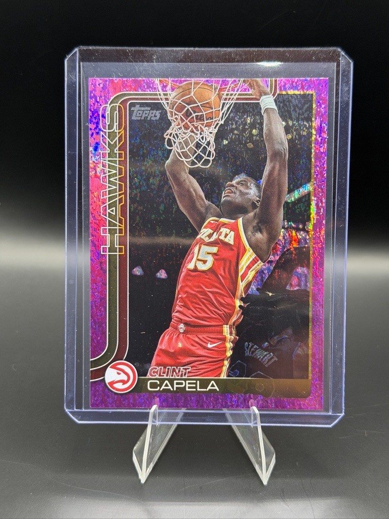 Clint Capela 2025-26 Topps Basketball Pink Holo Foil Parallel #63