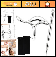 2 Pcs Acupuncture Massage Tool Set - Gua Sha Scraping Reflexology Massager for