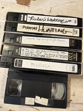 90s-00s Family Home Videos Found Footage Home Recordings VHS Tapes Lot Of 6