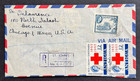 AtoZ. Antigua 1963 32c Registered Airmail to USA — photo 1