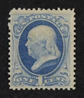 CKStamps: US Stamps Collection Scott#182 1c Franklin Mint NH OG Gum Disturb