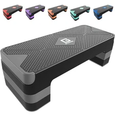 Aerobic Exercise Step, Adjustable Aerobic Stepper for Exercise, Workout Step ...