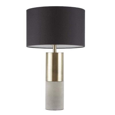 Fulton Desk Lamp, Bedside Nightstand Bedroom Light Modern Luxe Metal, Concret...