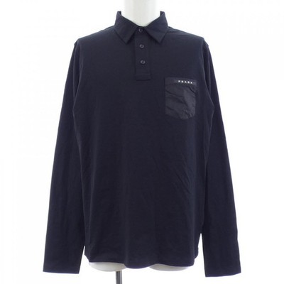 Authentic PRADA SJN263 B192 710 Polo Shirt #241-004-012-8752