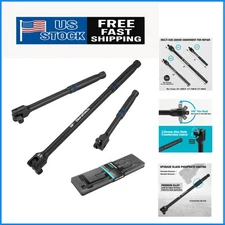 Versatile 3PCS Breaker Bar Set - 180° Rotating Heads for Maximum Leverage