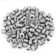 M8 Helicoil, 100 PCS Stainless Steel M8 x 1.25 x 2D Length Threaded Inserts, Thr