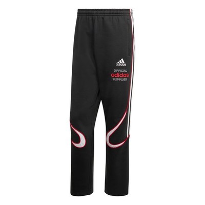 Men's Adidas Originals Black Teamgeist Graphic Fleece Sweat Pants