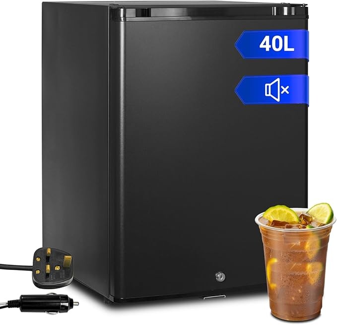 Smad 40L Absorption Fridge Camper Van Truck RV Refrigerator DC12V/240V Quiet