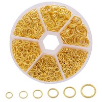 Jump Rings Diy Set – 970 StüCk Offene Ringe, Alloy Biegeringe FüR Schmuckhers...
