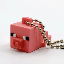 Minecraft Pig Putit Mascot Keychain Charm Japan Limited Miniture Game F/S