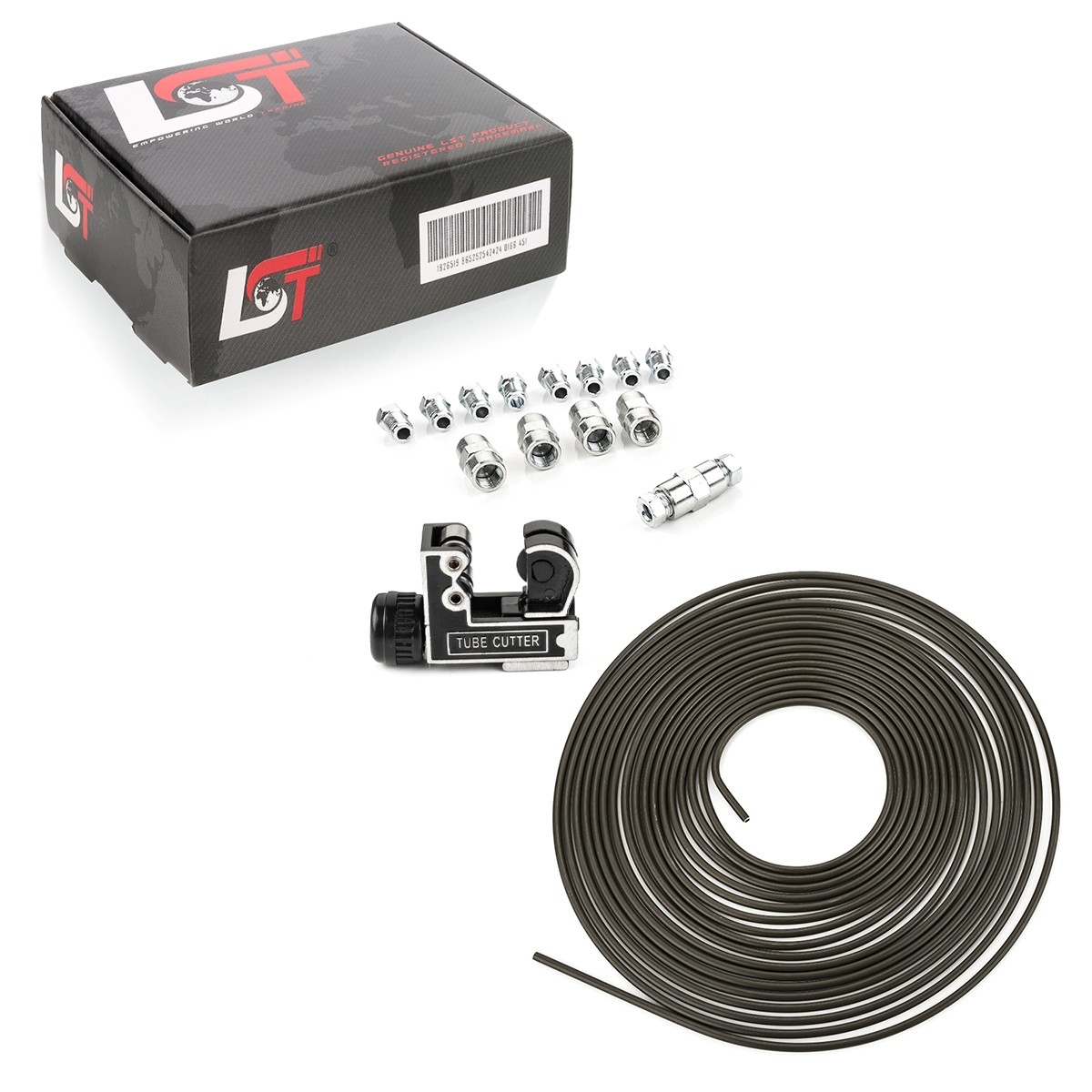 10M Steel Line Brake Line Brake Pipe Set With 5 Connectors Ø 4.75Mm For Skoda