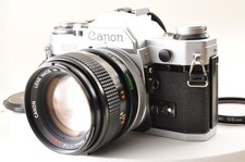 Canon AE-1 Silver Film Camera /FD 50mm f1.4 SSC MF Lens Near Mint  4351