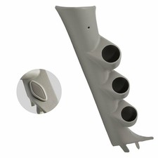 Glowshift Tan Triple Pillar Gauge Pod Speaker Cutout Fits 07-13 Chevy Silverado