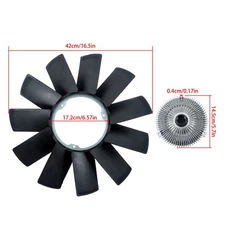For BMW E36 E46 E53 E34 E32 E39 323i 325i X5 Fan Clutch Kit & Cooling Fan Blade