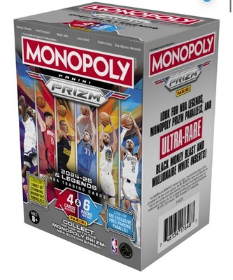 2024-25 Panini Prizm Monopoly NBA Trading Card Blaster Box | eBay