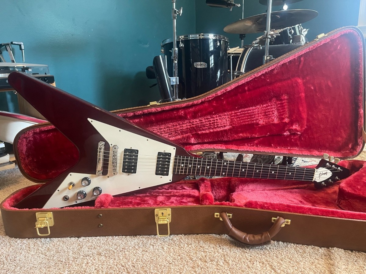 Gibson Flying V 67'reissue 2000年製 2000 Gibson Flying V 67' Reissue Nitrocellulose Cherry | eBay