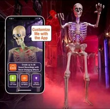 HOME DEPOT 6.5 ft. Grave  Bones Animated LED App Controlled Ultra Skelly