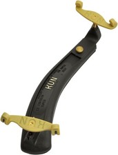 Kun Super Violin Shoulder Rest 1/2 3/4 Adjustable Lightweight Black