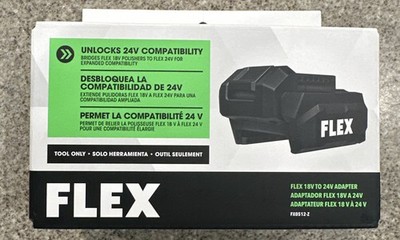 Flex FX0512-Z 18V to 24V Adapter for FLEX 18V Polishers 24V Batteries