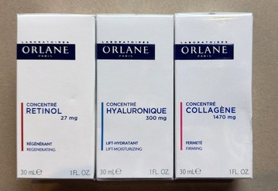 Orlane Paris Concentrate Set - Retinol, Hyaluronic & Collagen - 3x30ml SEALED