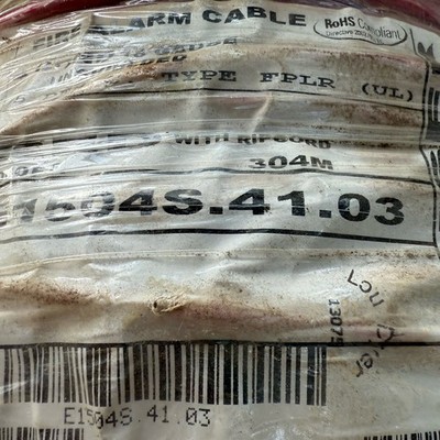 Carol General Cable 18/4 Unshielded FPLR Riser Rated Fire Alarm Cable PVC Jacket